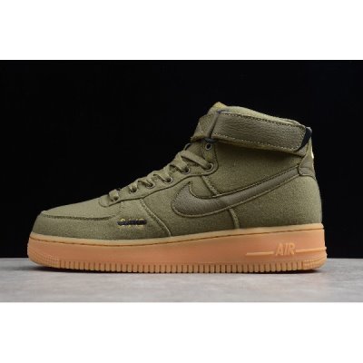 Nike Air Force 1 High Premium Id Yeşil Kaykay Ayakkabı Türkiye - D7M692B0